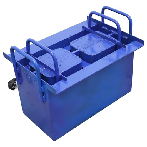 INTSUPERMAI Manual Hollow Soil Block Brick Forming Machine Brick Making Machine 220V Brick Size 15.3X7.7X7.4inch(390x190x190mm)
