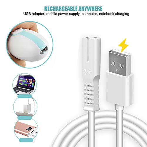 Haarschneidemaschine für Babys, leise, wasserdicht, Kinder, elektronisch, automatische Vakuumaufnahme, mit 2 Kämmen, wiederaufladbar, USB