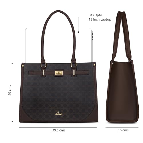 Image of Lavie Women's Mono Kyra Belt Satchel Bag | Satchel Handbag for Work | Ladies Purse | Stylish Shoulder Bag | Gift for Women