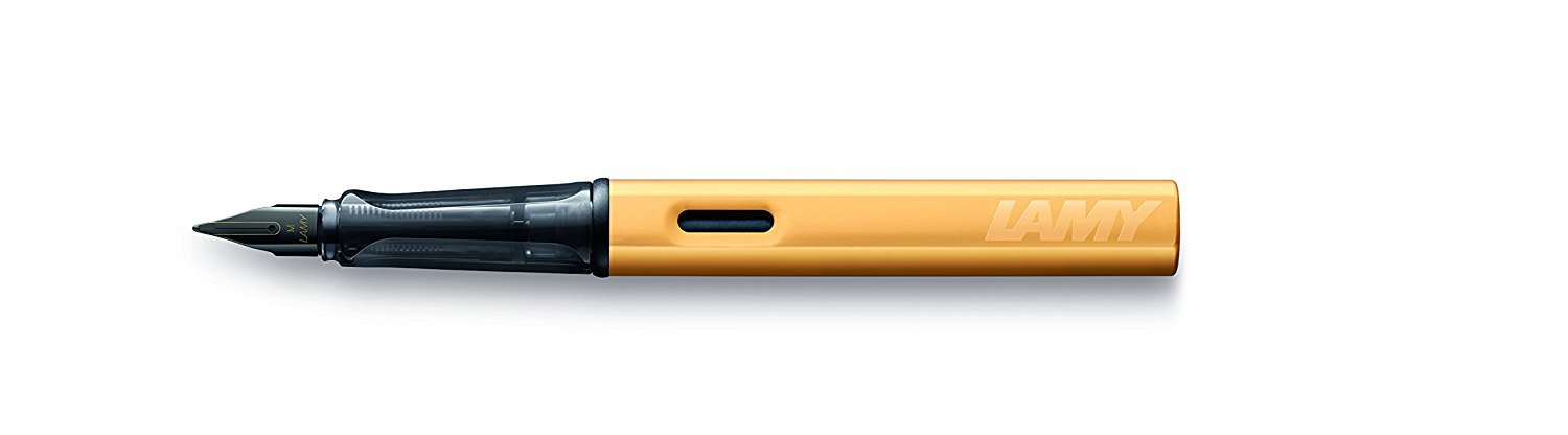 Amazon | LAMY ラミー 万年筆 EF 極細字 ルクス ゴールド L75-EF 両用