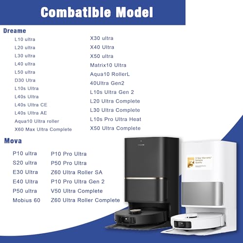 Image of Pymin 14Pcs Dust Bags Compatible with Dreame X50 Ultra Series /Aqua10 Series