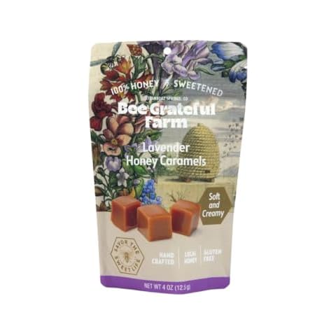 Bee Grateful Farm Lavender Honey Caramels Cover