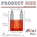 FymuSing 20 pcs 10A Mini Blade Fuse, Automotive Fuse for Car Truck