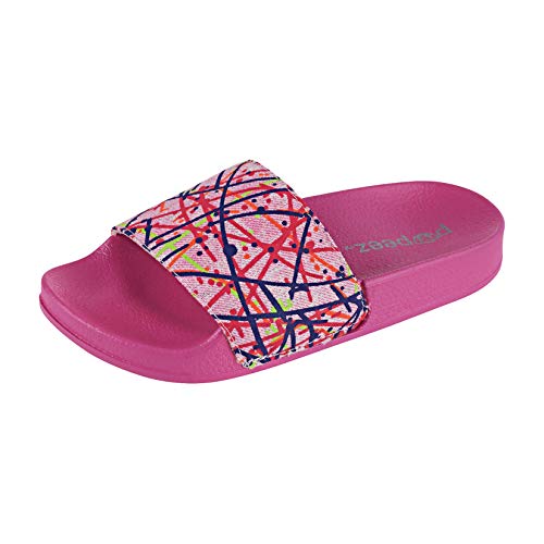 Girls Open Toe Slide Sandals2