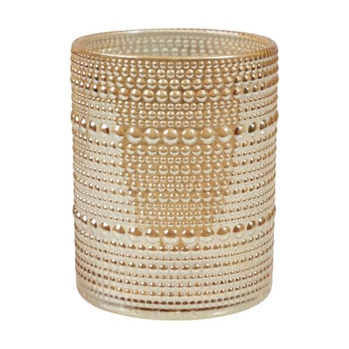 Image of Kookee Jupiter Vintage Hobnail Bubble Glass Double Old Fashioned Whiskey Tumbler | Cocktail Drinking Glasses Set of 6 | 300ml Textured Barware (12224)