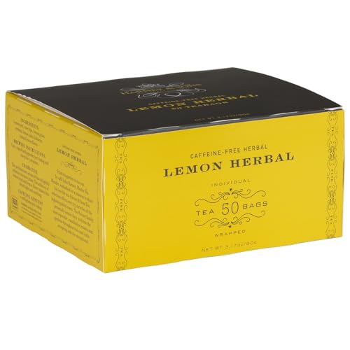 Harney & Sons Herbal Tea, Lemon, 50 Tea Bags