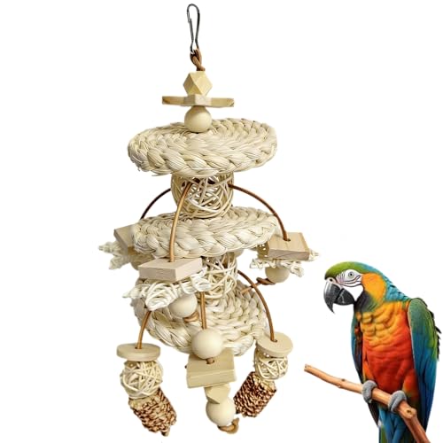 Nankoyal Bird Toy | �ؐ� �҂ݍ��� �̐H �V�����b�_�[ �������� - �����^�C���R�p�X�g���X�����g�C,�I�E�� �{�^���C���R �p �����΂� ���� �ދ� ����