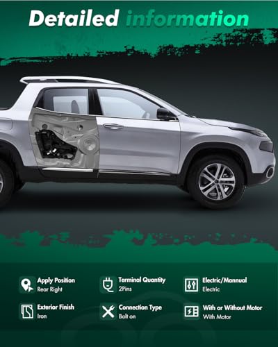 Image of SCITOO Power Window Regulator and Motor fit for 2008 2009 2010 2011 2012 2013 for Jeep Liberty Rear Right Side 748-572