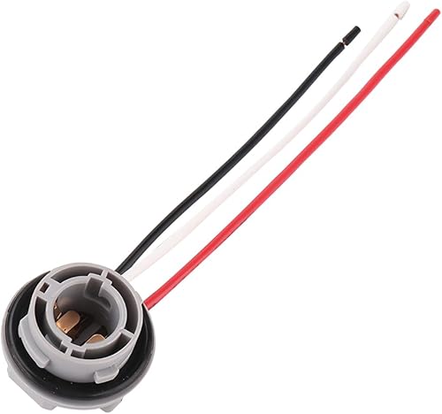 Miniatura 6 de Osilly Enchufe de enchufe de bombilla LED para automóvil, 2 unidades 1157 arnés de cableado de enchufe de luz de señal automotriz, luz trasera de