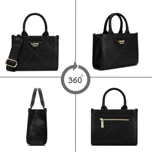 Image of Lavie Luxe Women's Lisa Box Satchel Handbag | Satchel Bag for Work | Ladies Purse | Stylish Shoulder Bag | Gift For Women