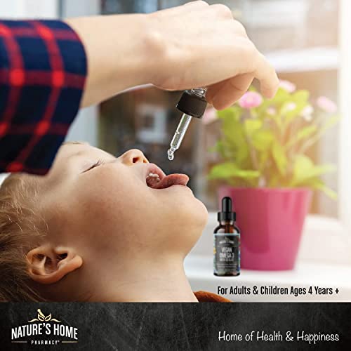 Vegan Omega 3 Liquid Orange Flavor Omega Three Drops For Adults, Kids Carrageenan Free Supplement With 300Mg Dha And 150Mg Of Epa, 5000 Iu Of Vitamin D3 & K2, All Ingredients 100% Vegan 60 Days… #TOP3