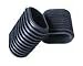 Reel Grip 1148 Reel Handle Cover, Black and White Tie Dye Finish