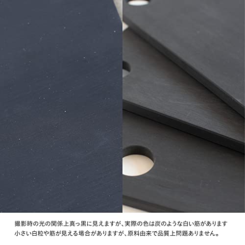 Tabla de Cortar de Caucho Sintético Rubber Raba NBD004, Negro, Hecha en Japón, 25 x 25 x 0.8 cm miniatura 7