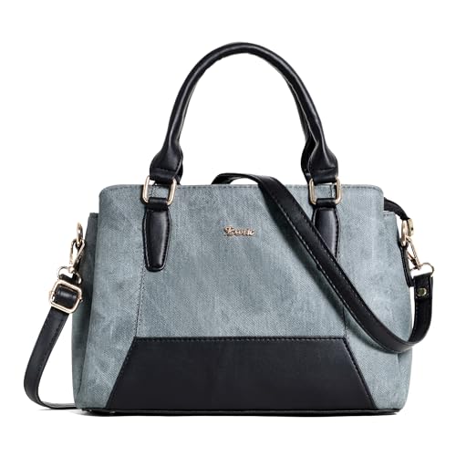 Image of EXOTIC Three section Denim Design, Multipurpose handbag with Shoulder Strap