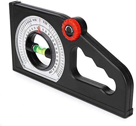 Merssavo Slope Measure Meter Multifunction Angle Meter Slope Gradient Level Bubble Gauge Measuring Instrument