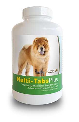 Healthy Breeds Chow Chow Multi-Tabs Plus Chewable Tablets 180 Cou...