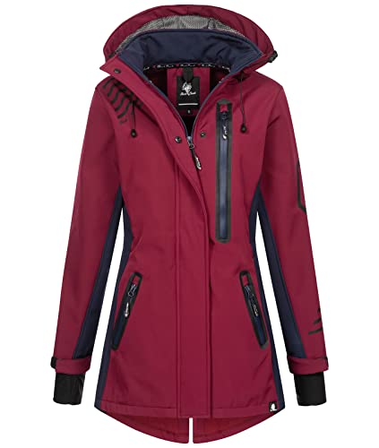 Rock Creek Damen Softshell Jacke Mantel Regenjacke Übergangsjacke...