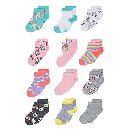 Chaussettes courtes Cherokee fille pack de 12 paires basses en coton respirant