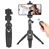 El diseño integrado de trípode para teléfono móvil + selfie stick.