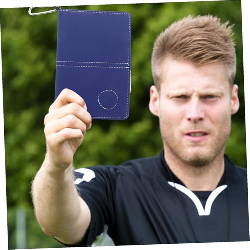 Libreta de puntuación de golf de PU portátil con funda resistente y lápiz Hemobllo 4