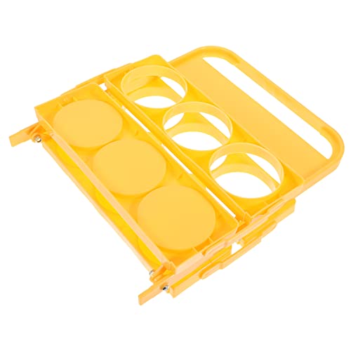 Cabilock Portable Beer Bottle Rack Collapsible Drink Holder for Car Bottle Capacity Lightweight Design for Parties Picnics and Daily Use Versatile Beer Carrier