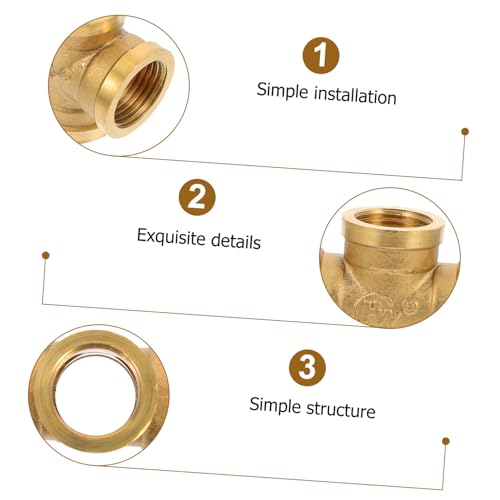 Conector de latón Ciieeo con adaptador de agua duradero para uso resistente en riego 7