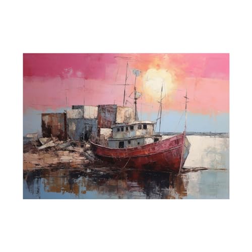 Peinture de paysage marin pour salon et décoration de bureau moderne