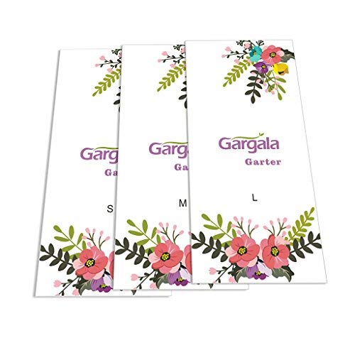 Gargala Wedding Garters For Bride Bridal Lace Garters Set White Garter Size Optional (L) #TOP6