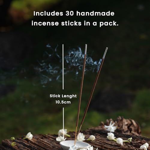 Image of NYASSA Highly Scented Divine Lotus Agarbatti /Incense Sticks - 50g, Divine Lotus Fragrance, Charcoal-Free Agarbatti for Pooja, Meditation, Home Freshness & Positive, Energy, for Special Occasions