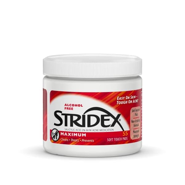 Stridex Strength Medicated Pads, Maximum, 55 Count DawiniPharmacy