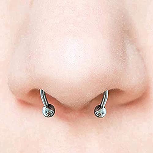 Amazon.co.jp: ノストリル イヤーカフ 鼻 フェイクピアス マグネット 