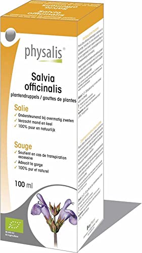 Physalis Gotas De Plantas Salvia Officinalis 100 Ml