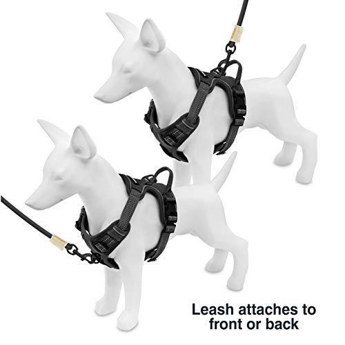 image for Voyager Dog Harness Dual Leash Attachment No-Pull Control Adjustable S