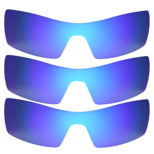 Verres polarisés Oakleys Oil Rig Bleu taille unique lot de 3 pour remplacer vos verres rayés