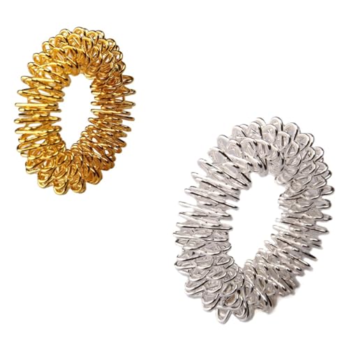 ORFOFE 5pcs Ring Toy Finger Massage Medicine Massage Ring Toys Teens Finger Sensory Finger Ring Finger Circulation Rings Spiky Ring Manual Massage Equipment