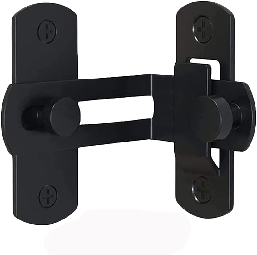 KAFENDA 90 Degree Door Latch Sliding Door Lock Right Angle Sliding Door