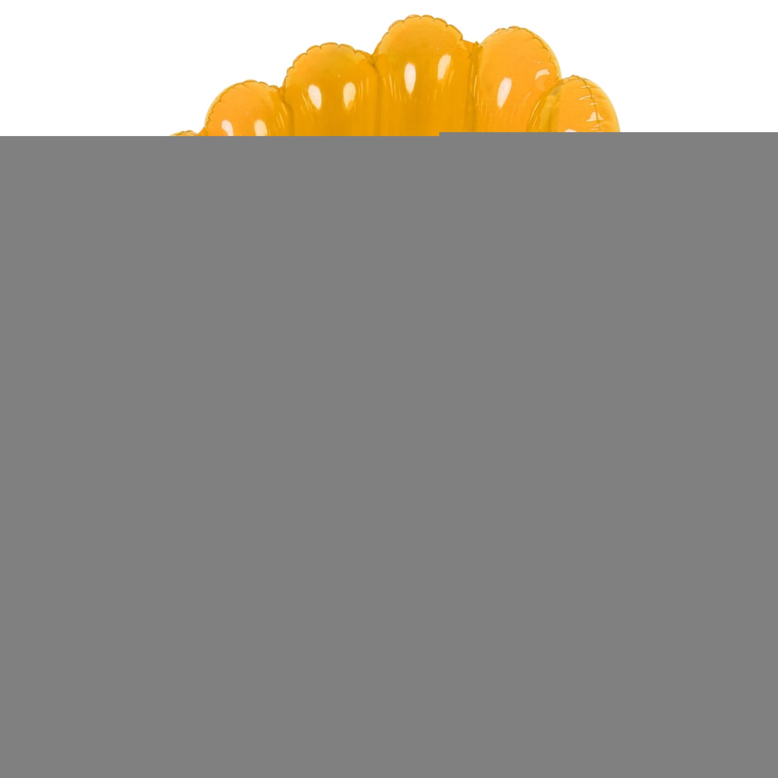 Silla inflable de aire con diseño de PVC transparente de alta resistencia