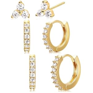 Christmas Small Hoop Earrings for W...