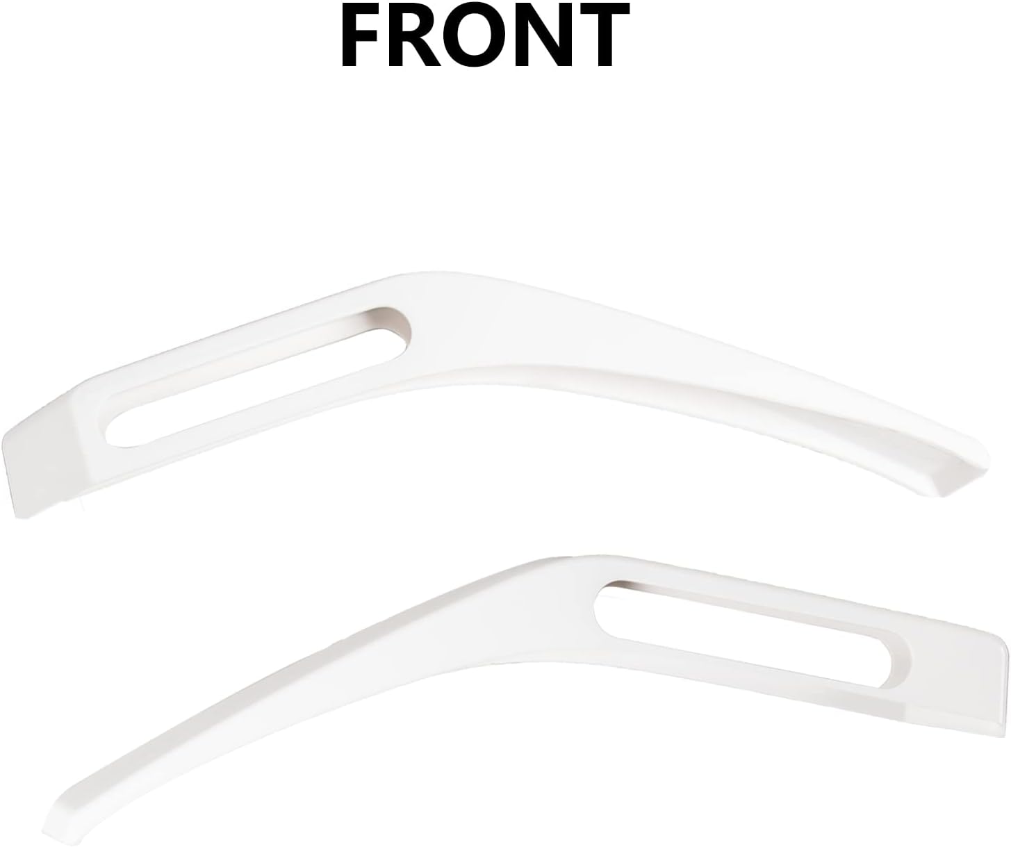 Hood Trail Sights Cover Trim for Ford Bronco 2 Door 4 Door 2021 2022 2023 2024 2025 Accessories Engine Hood Hinge Cover Hood Side Release Handle Decoration Stickers Accessory 1 Pair White