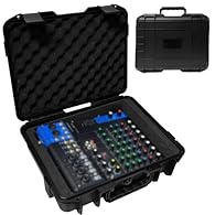 【Applicable to multiple models】Hard case is specifically designed for the YAMAHA MG10XU, MG10 10-Input Stereo Mixer, and MG06, offering reliable protection from scratches, drops, and daily wear 【Impact-Proof Hard Shell】This case is crafted with hard ...