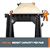 Worx WX065 Clamping Sawhorses with Bar Clamps