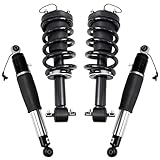 TRQ Front Rear Loaded Strut Spring Assembly Shock Absorber LH Driver RH Passenger Side Pair 4pc Set for Chevy GMC Suburban Tahoe Yukon Z95 MagneRide MRC