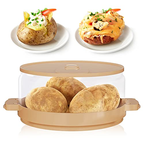 MUXIUNT Microwave Baked Potato Cooker As Seen On Tv Cooks In Minutes Tender &...