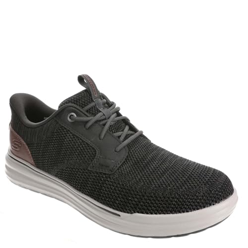 Skechers USA Men's Men's Sterling-Ramone Bungee, BLK (Black), 9.5 X-Wide