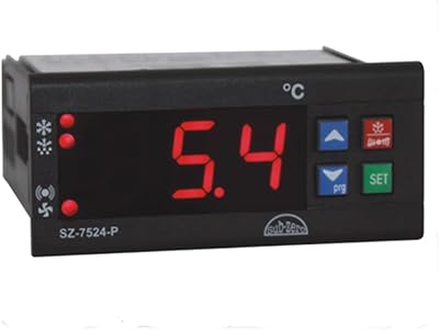 Digital Temperature Controller (Measuring Range: -50Â°C to 50Â°C) for Temperature Monitoring, Chillers, Water Heating Boilers, Oven Control | Model: Sub Zero SZ 7524-P