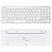 OMOTON iPad Keyboard with Numeric Keypad, Ultra Slim Wireless Bluetooth Keyboard for iPad Air 10.9/10.5, iPad Pro 12.9/11, iPad 8th 7th Gen 10.2, iPad 9.7, iPad Mini and More, Silver
