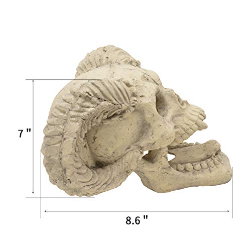 image for Stanbroil Fire Pit Demon Skull Gas Log for Ventless & Vent Free, Propa