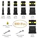 SN·XY 808PCS 50Sets Waterproof Automotive Electrical Connectors Plug Kit Wire Connectors 1 to 6 Pin with Ratcheting Crimper Pliers Fit 16-22 AWG Wire Car Truck Motorcycle Boat Marine