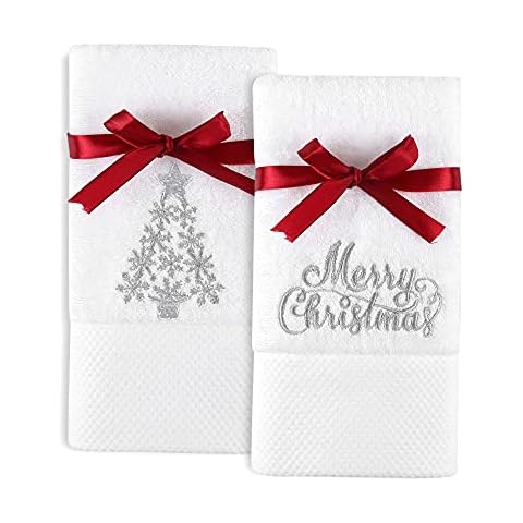 Quera Christmas Tree Hand Towels Set Cover
