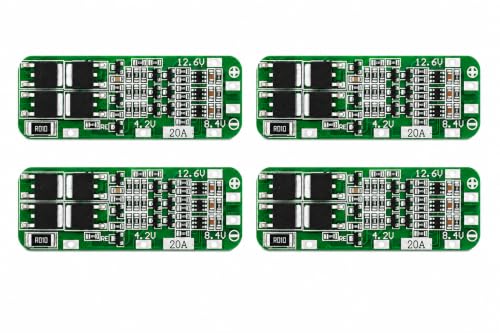Image of 3s 20Amp Cell BMS 18650 Lithium Battery Protection Board Pack of 4